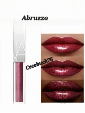 🌺NARS Full Vinyl Lip Lacquer Abruzzo Nars Lipstick Lip Gloss